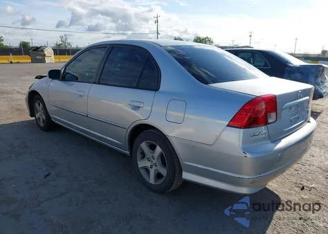 2004 Honda Civic Ex z USA, uszkodzony, nr VIN 2HGES26794H530762